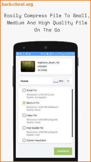 Video Compressor - Compact Video(MP4,MKV,AVI,MOV) screenshot