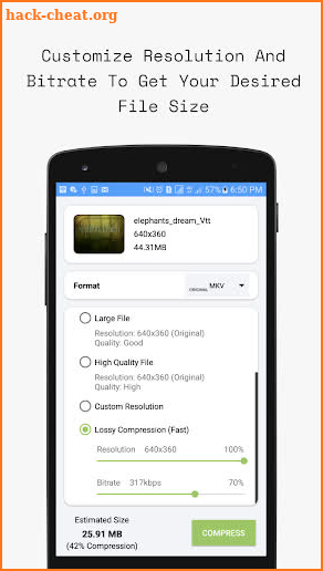 Video Compressor - Compact Video(MP4,MKV,AVI,MOV) screenshot