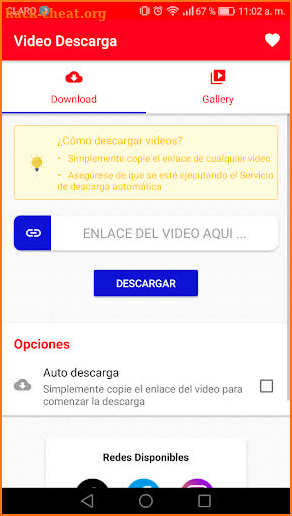 Vídeo Descarga screenshot