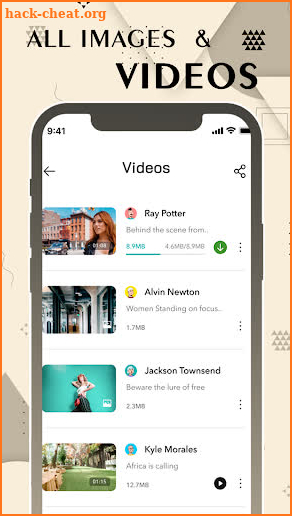 Video downloader screenshot