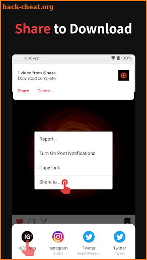 Video Downloader & Player for Instagram - IGDL App screenshot
