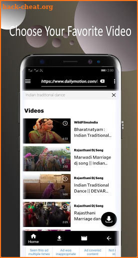 Video Downloader App screenshot