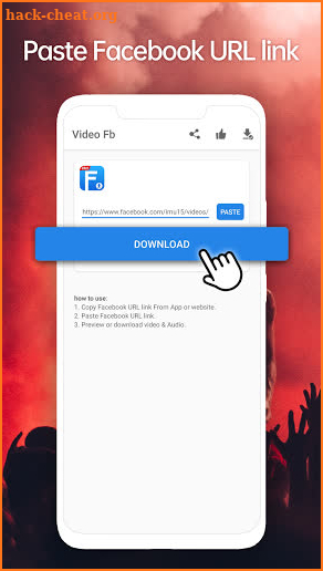 Video Downloader For Facebook & Download HD Video screenshot