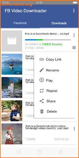 Video Downloader for Facebook - FB Video Download screenshot