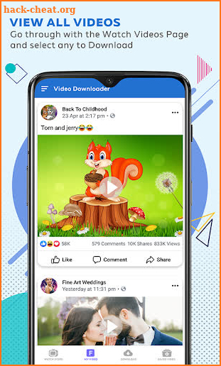 Video Downloader for fb: HD Video Saver, Fast Save screenshot