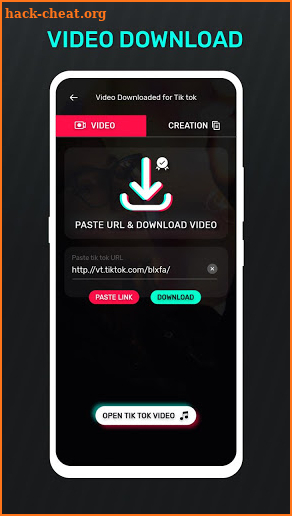 Video Downloader for TikTok - Tikmate Free screenshot