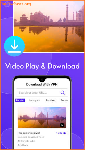 Video Downloader With VPN screenshot