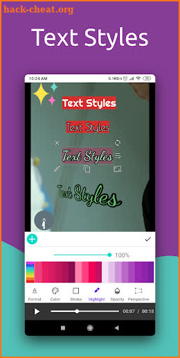 Video Editor - Add text on Video screenshot