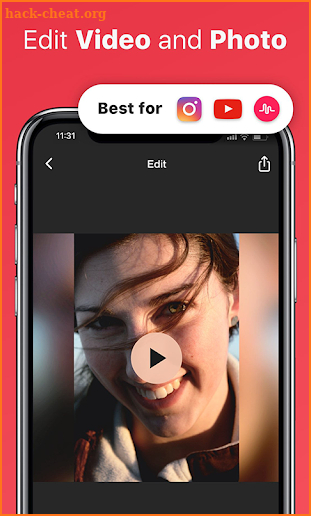 Video Editor Music & Video Maker, Cut, No Crop screenshot