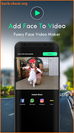 Video face changer - Add face in videostatus maker screenshot