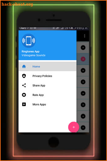 video game sounds and ringtones screenshot
