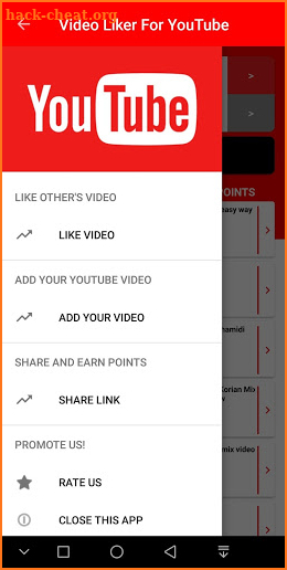 Video Liker For YouTube -Increase Likes and Views screenshot