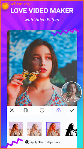 Video maker - Create love video from photos screenshot