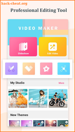 Video maker, video editor screenshot