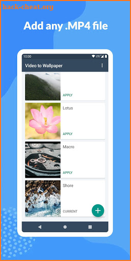Video (.MP4; .MOV) to Wallpaper screenshot