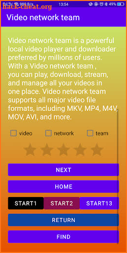 Video Network Team screenshot