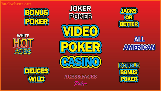 Video Poker Casino Games screenshot