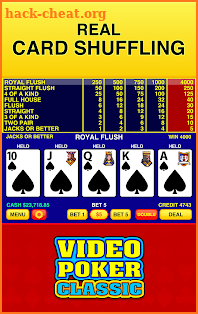 Video Poker Classic screenshot