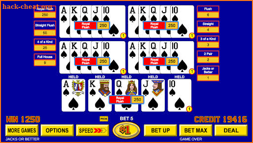 Video Poker - Classic Casino Games Free Offline screenshot