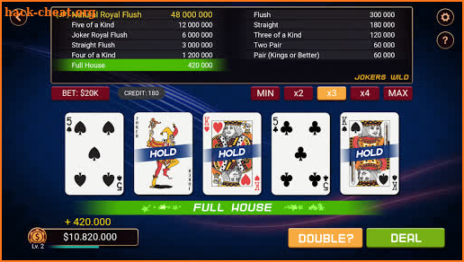 Video Poker - Free Offline Poker Games screenshot