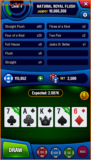 Video Poker IO screenshot