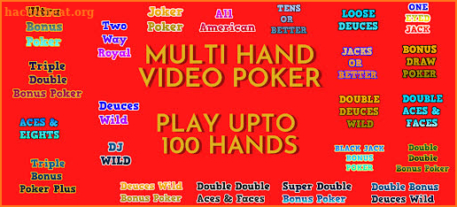 Video Poker Multi Hand Casino screenshot