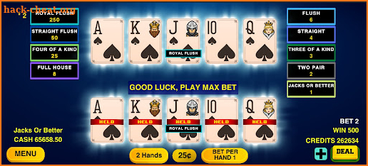 Video Poker Multi Hand Casino screenshot