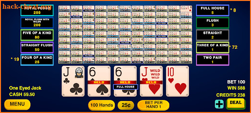 Video Poker Multi Hand Casino screenshot