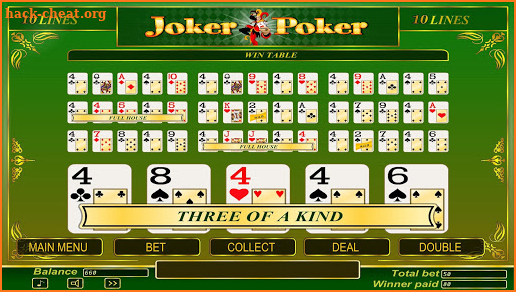 Video Poker Multigame screenshot