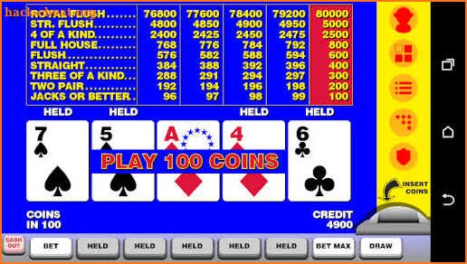 Video Poker with Double Up screenshot