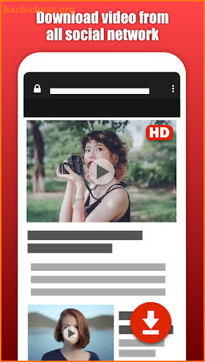 Video social downloader screenshot