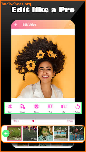 Video star editor ⭐  Pro video & photo editing screenshot