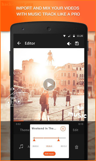 Video Star Editor ★ photo video maker with music screenshot