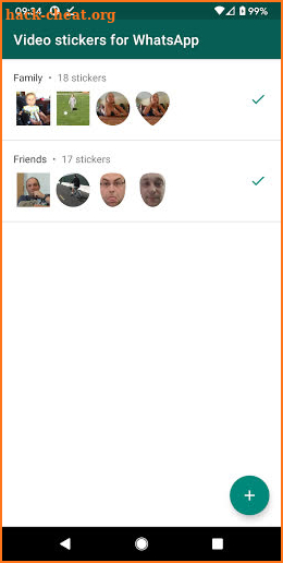 Video stickers for WhatsApp screenshot