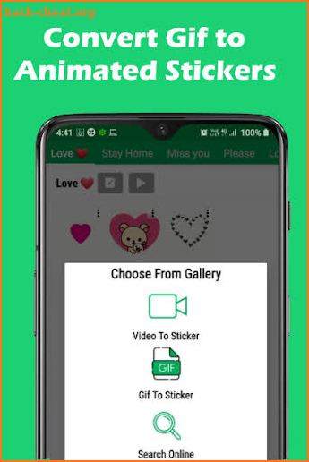 Video to Animated sticker for WA screenshot