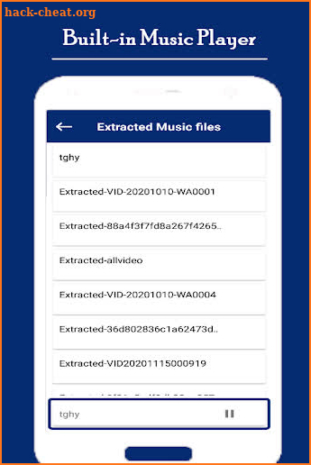 Video to Audio Converter -Mp4 to Mp3, Music Player screenshot