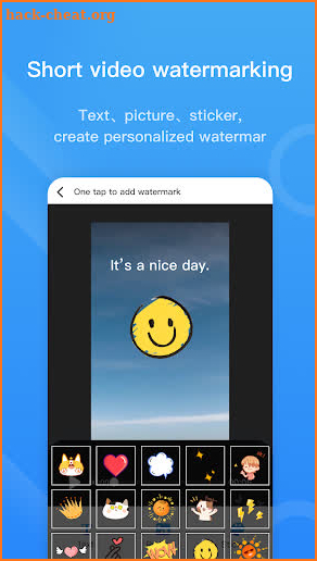 Video watermark Pro-Add and remove video watermark screenshot