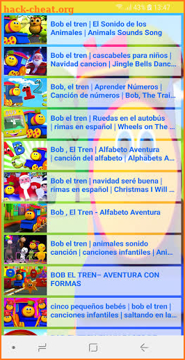 Videos de Bob el tren gratis screenshot