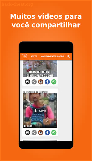 Vídeos e imagens para whatsapp screenshot