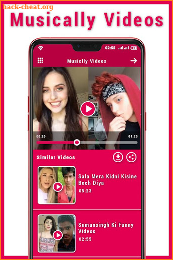 Videos of Musically screenshot