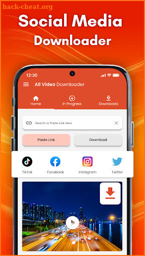 Vidmy Video Downloader, Player screenshot