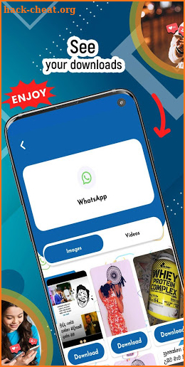 Vido - whatsapp status & video downloader screenshot