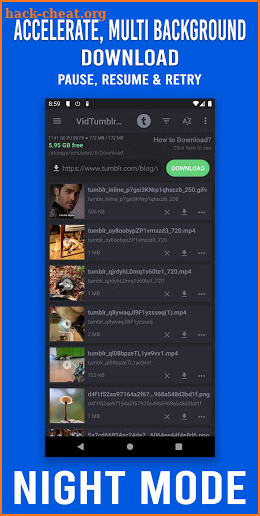 VidTumb: Downloader for Tumblr screenshot