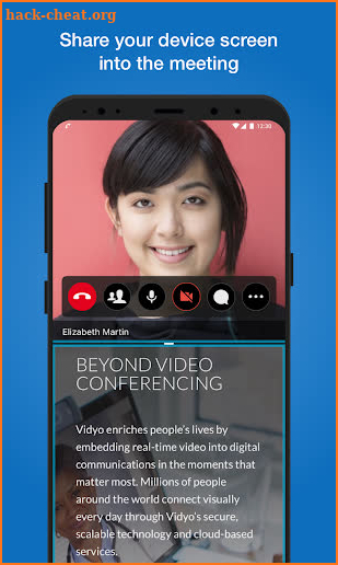 VidyoConnect screenshot