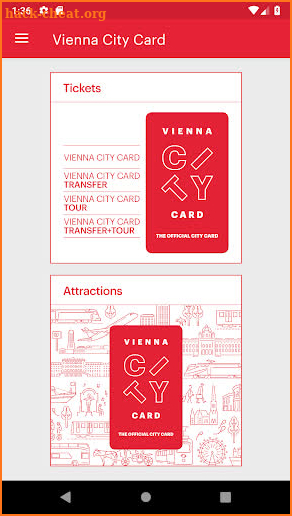 Vienna City Card screenshot