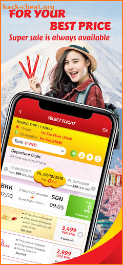 VietJet Air screenshot