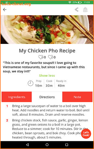 Vietnamese Recipe Land screenshot