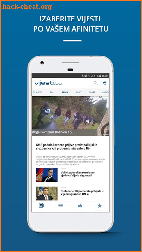 Vijesti.ba screenshot