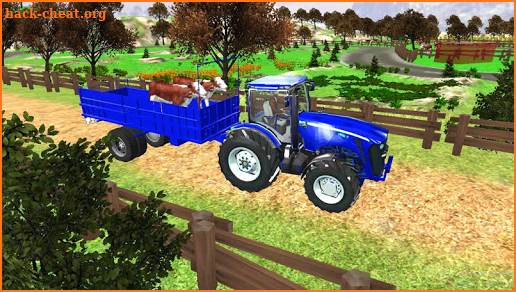 Village Tractor Games:Chained Tractor Offroad Game screenshot