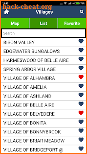Villages GPS screenshot